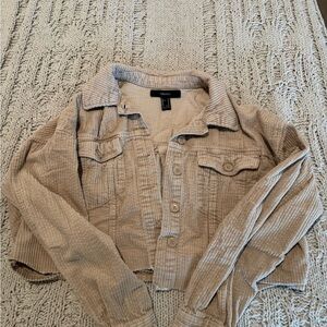 Forever 21 Tan Corduroy Jacket